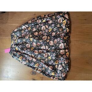 RHODE Floral Print Bubble Hem Skirt size S